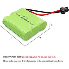 3,6V Akkupack, NI-MH AA-Akku, 2400mAh wiederaufladbarer Batterie, für Ferngesteuertes Spielzeug