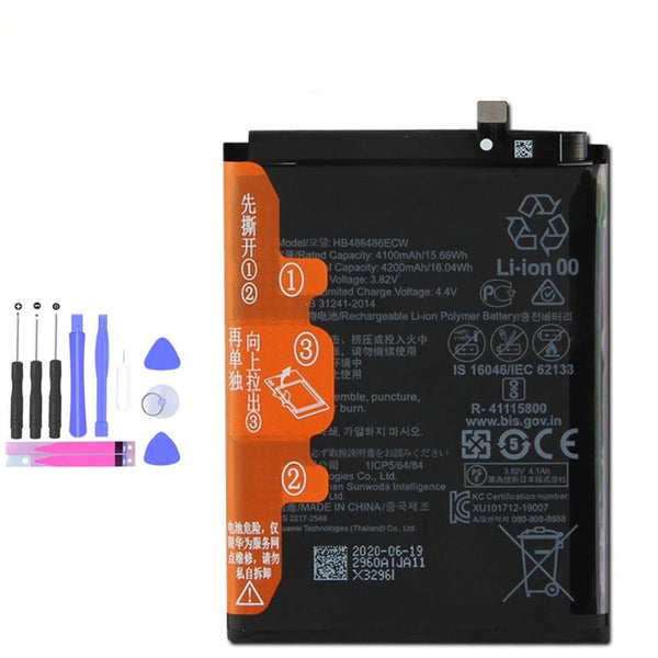 4200mAh HB486486ECW Handy Akku für Huawei P30 Pro P30Pro / Mate20 Pro Mate 20 Pro LYA-L09 LYA-L0C L29 Smartphone