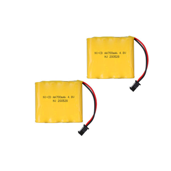 2PCS 4,8V 700mAh Ni-CD AA Akku Fernbedienung Spielzeug Elektroauto Nicd 4,8V Volt Bateria SM-2P Stecker