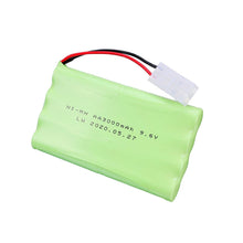 9.6V 3000mAh Akku Fernbedienung Spielzeugauto Tank Roboter Pistole Ni-MH Batterie