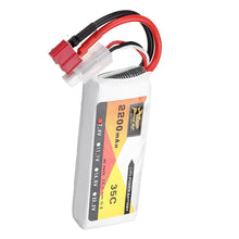 ZOP Leistung 7.4V 2200mAh 2S 35C Lipo Akku T Stecker 193386