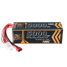 ZOP Power 14.8V 5000mAh 100C 4S Lipo Batterie T Deans Stecker für RC Car