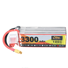 ZOP Power 22,2 V 3300 mAh 100C 6S Lipo Batterie XT60 Stecker für RC Racing Drone