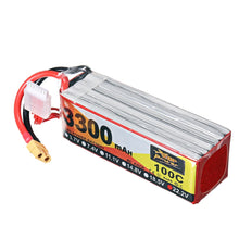 ZOP Power 22,2 V 3300 mAh 100C 6S Lipo Batterie XT60 Stecker für RC Racing Drone