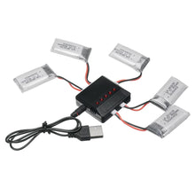 5 Stück 3,7 V 400mAh Lipo Batterie Für H107 H31 KY101 E33C E33 U816A V252 H6C RC Drone Ersatzteile  802035 Batterie Ladegerät Set