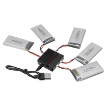 5pcs 3,7 v 1800mAh Lipo 903052 Batterie Ladegerät Set für KY601S SYMA X5 X5S X5C X5SC X5SH X5SW M18 H5P H11D h11C RC Drone Ersatzteile