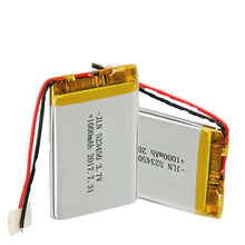 2Stück 1000mAh 3,7 V 523450 Polymer Lithium-Akku Li-Ion Batterie Für GPS Smart Phone DVD MP3 MP4 MP5 Led lampe Lipo zelle