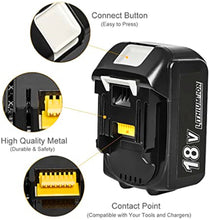 4 Stück BL1850B Ersatzakku18V 5,0Ah Li-Ion Akku BL1850B BL1850 BL1860B BL1860  mit LED Indikator