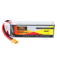 2 packs 4S 14.8V 3500mAh 60C Graphen Akku mit XT60 und Deans T Anschluss Lipo Akku 1354323