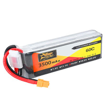 2 packs 4S 14.8V 3500mAh 60C Graphen Akku mit XT60 und Deans T Anschluss Lipo Akku 1354323