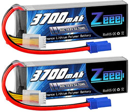 2 Packungen Zeee 4S Lipo Akku 14,8V 5200mah 60C RC Lipo Batterien mit EC5 Stecker Hubschrauber RC Boot RC Auto