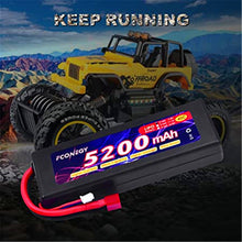 RC Akku 7.4V 5200mAh 2S 40C LiPo Batterie mit Deans T Stecker Modellbau Akkupack für RC Auto Boot Truck