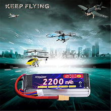 RC Akku 3S 11.1V 2200mAh 40C LiPo Batterie mit XT60 Stecker Modellbau Akkupack für RC Quadcopter Drone FPV