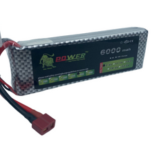 7.4V 6000mAh 2S 40C RC Akku LiPo Batterie Wiederaufladbar Lithium Batterien mit Deans T Stecker Modellbau Akkupack