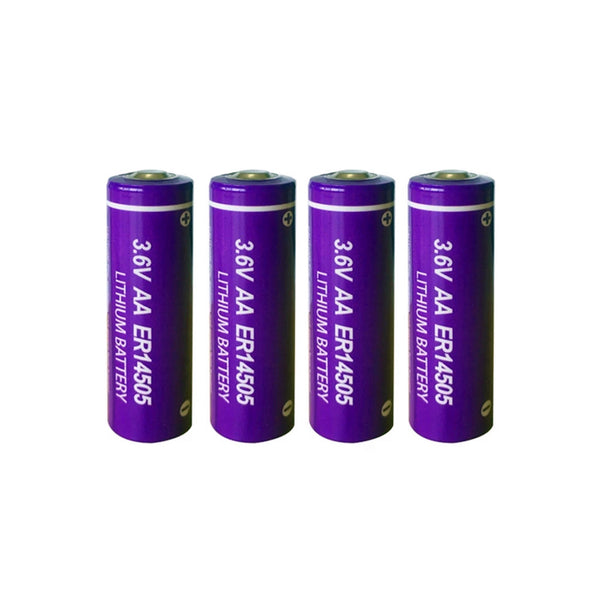 4PCS er14505 batterie 3,6 v AA 2400mah lithium-batterien er 14505 lisocl2 zelle batterien für GPS tracking, kameras