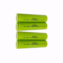 10PCS 4/3A 1,2 V Akku 3800mAh 17670 18670 Ni Mh Batterie Für Löten Flache Top