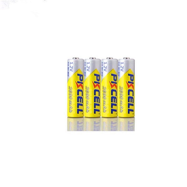 4Pcs Ni Mh AA Batterien 2600mAh 1,2 V NiMh Akku 2A Batteria Zelle Für Taschenlampen Kamera Spielzeug