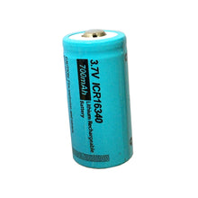 10pcs ICR16340 CR123A 700mah 3,7v li-ion akku lithium-batterien taste top