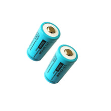 10pcs ICR16340 CR123A 700mah 3,7v li-ion akku lithium-batterien taste top