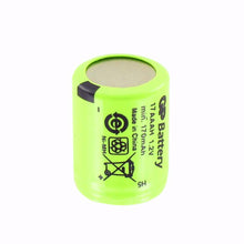 GP 1/3AAA NiMH Akku Größe 1/3 AAA 170mAh GP17AAAH Abmessungen 14,1x10,4mm