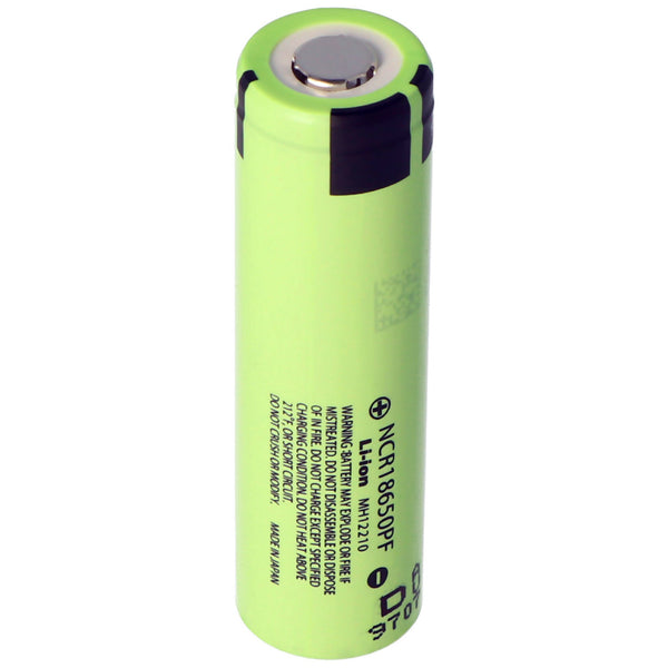 NCR18650PF 3,6V 2900mAh 3,5C, 65,3x18,5mm max 10A, kein PTC