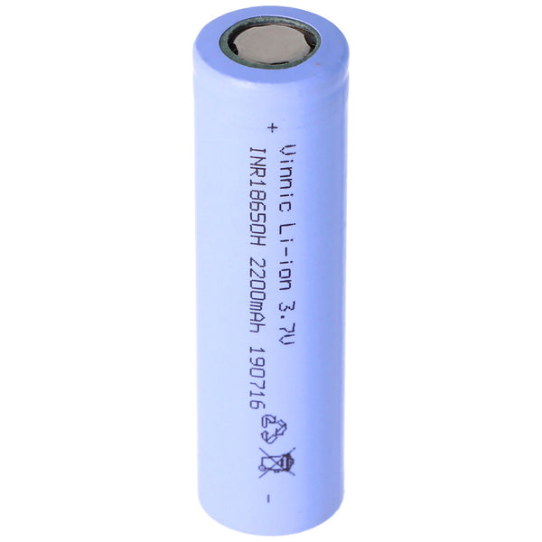 INR18650H Vinnic 18650 Li-Ion Akku 3,7 Volt 2200mAh 65,5x18,38mm