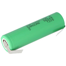 2 Stück INR18650-25R 2500mAh 3,6V-3,7V ungeschützt mit Lötfahne U-Form