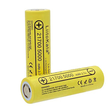 2pcs Lii-50E 3.7V 21700 5000mAh Akku 5C Entlade-Hochleistungsakku