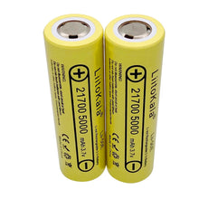 2pcs Lii-50E 3.7V 21700 5000mAh Akku 5C Entlade-Hochleistungsakku