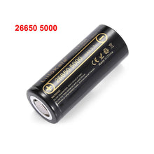 2pcs 26650 5000mAh Lithium-Ionen-Akku mit hoher Kapazität Lii-50A 3.7V 26650-50A Taschenlampe Akku 20A neue Verpackung