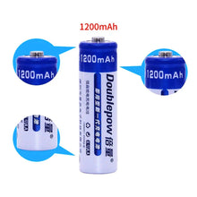 4pcs Hochleistungs-AA 1200mAh Ni-MH-Akku 1,2V AA-Batterie für Spielzeug-Thermometer-Maus-Rechner-Batterie