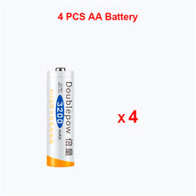 4pcs AA Ni-MH-Akku mit hoher Kapazität 3200 mAh 1,2 V AA-Batterie für Spielzeug-Thermometer-Maus-Rechner-Batterie