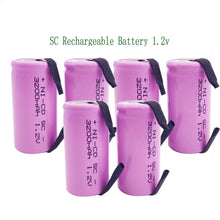 12pcs 4/5 SC 3200mAh 1.2V Akku  Sub C Ni-cd Akku, mit Bohrmaschine Schraubendreher Schweißstück