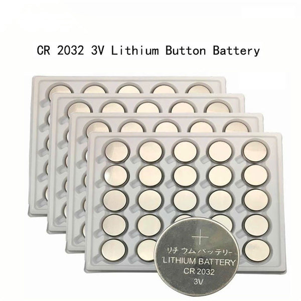 100PCS CR2032 3V Lithiumbatterie CR 2032 BR2032 DL2032 ECR2032 Elektronische Spielzeugfernbedienung remote