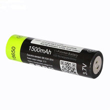 2 ultraeffiziente 18650 3,7 V 1500 mAh Micro USB wiederaufladbare Lithium-Polymer-Batterien für Fernbedienungssenderteile