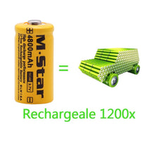 4 x 4800mAh 3,7V Lithium Ionen 16340 Batterie cr123A Batterie für LED Taschenlampe