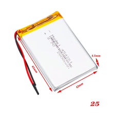 4pcs Polymerbatterie 3,7V Lithium Polymer Batterie 454261 2000mAh Spielkonsole MP3 MP4 MP5 Lithiumbatterie GPS