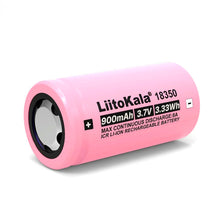 2pcs 18350 Lithiumbatterie 900mAh Akku 3,7V Leistung zylindrische Lampe