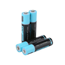 4pcs 1,5V 450mAh AAA wiederaufladbare USB-Batterie + USB-Kabel