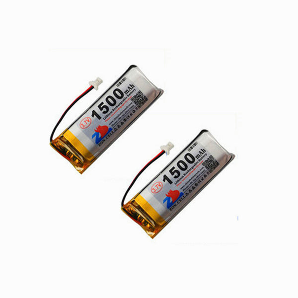 2x 1500mAh 3,7V SH1.0 Vorwärtsstecker 102050 Lithium Polymer Akku für tragbare Geräte und Instrumente