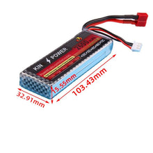 7,4 V 2600 MAH Lipo Batterie T Stecker für WLtoys 1/14 144001 RC Car Upgrade