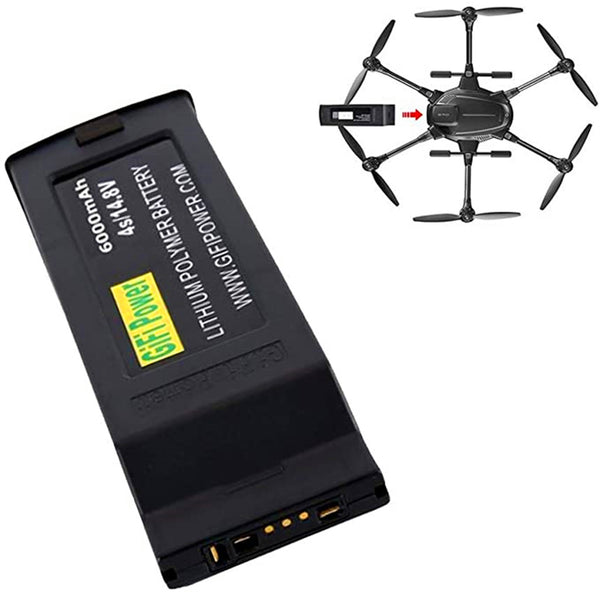 6000mAh 4S 14.8V LiPO Batterie Akku Kompatibel mit YUNEEC Typhoon H Drone