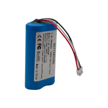 NTC 7,4V 18650 2S1P 2600mAh Akku für Canton Musicbox XS 3-polig 2.0-3P/2.54-3P