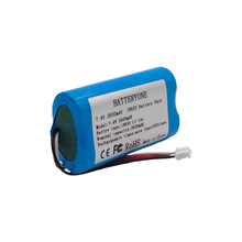 NTC 7,4V 18650 2S1P 2600mAh Akku für Canton Musicbox XS 3-polig 2.0-3P/2.54-3P