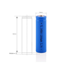 2 Stück AA 14500 1200 mAh 3,7 V Lithium-Ionen-Akkus