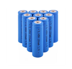 2 Stück AA 14500 1200 mAh 3,7 V Lithium-Ionen-Akkus