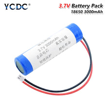 3,7 V 3000mAh 18650 Lithium Li-Ion Batterien Pack Wiederaufladbare Mit XH 2,54mm 2pin Stecker Für Rc boot DIY Power Bank