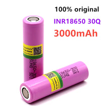 3.7 V 3000mAh INR18650 30Q li-ion batterie entladung 15A Wiederaufladbare Batterien Taschenlampe