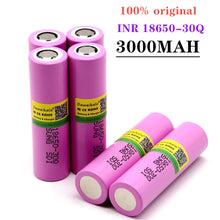 3.7 V 3000mAh INR18650 30Q li-ion batterie entladung 15A Wiederaufladbare Batterien Taschenlampe