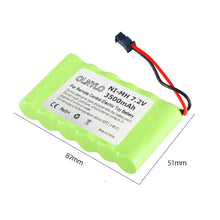 7.2v 3500mah AA NI-MH Akku Batterie Für fernbedienung elektrische spielzeug boot auto SM Plug